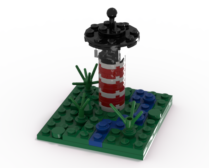 Lighthouse Miniature (MOC-235931) - LEGO MOC | MOC Tracker