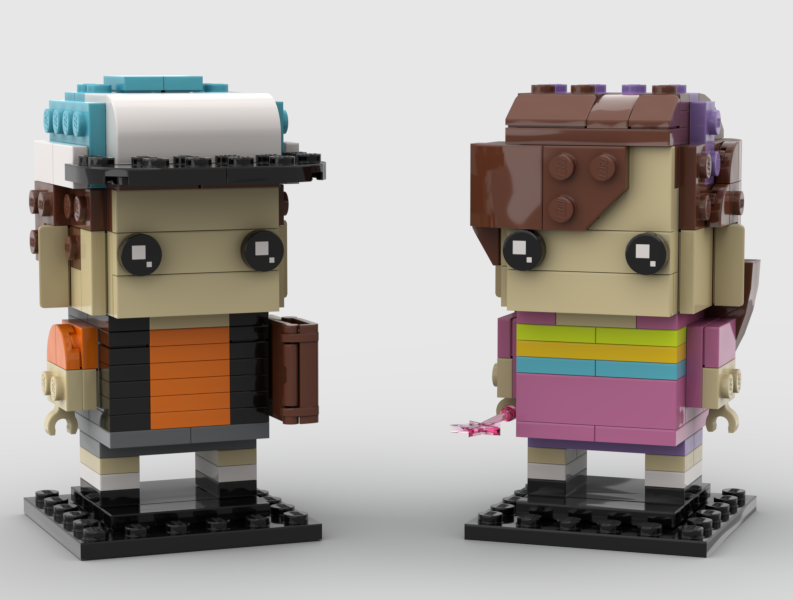 Gravity Falls: Dipper and Mabel Brickheadz