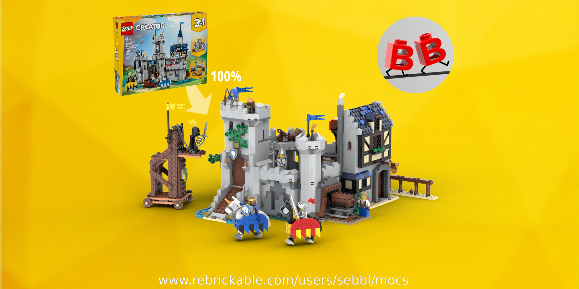 31168: Castle Adventures - 100% Parts Used!