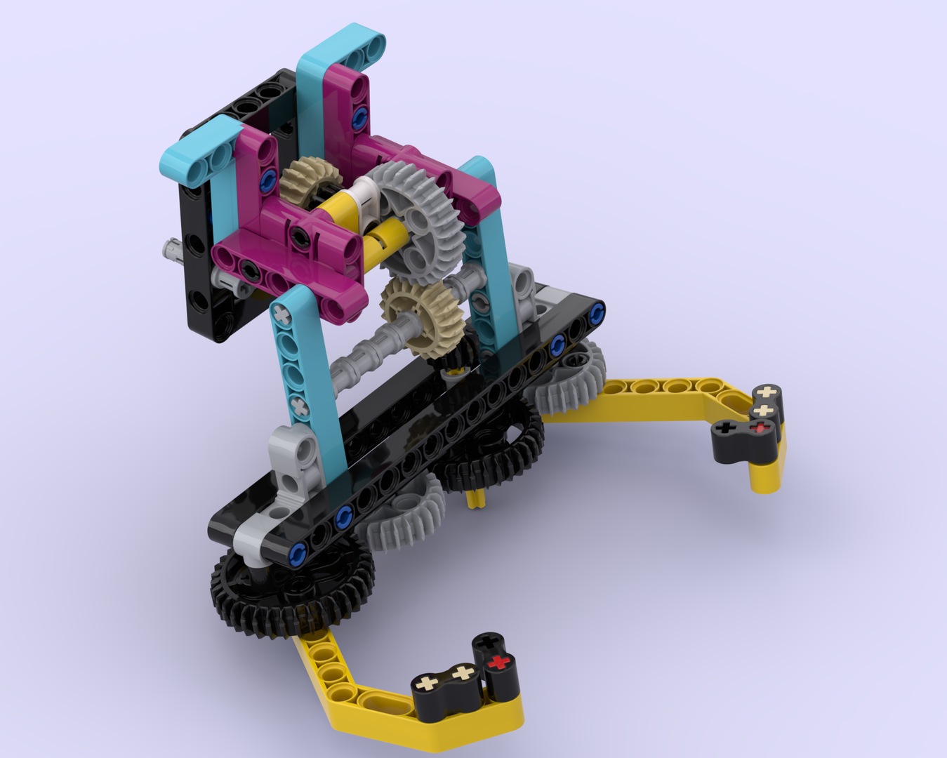 Grab-and-Lift Attachment for SPIKE Prime "Droidbot IV" Robot