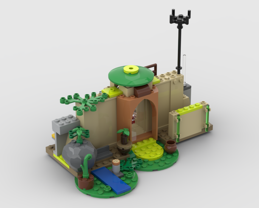 Jungle Knight Temple Outpost 75358 (Alternate Build Tenoo J Temple) alternate build