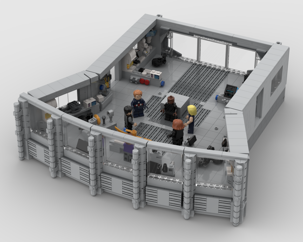 Marvel Avengers Helicarrier Laboratory Scenery