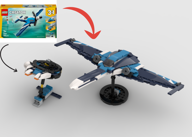 31160 Z-95 Headhunter and Milenium Falcon