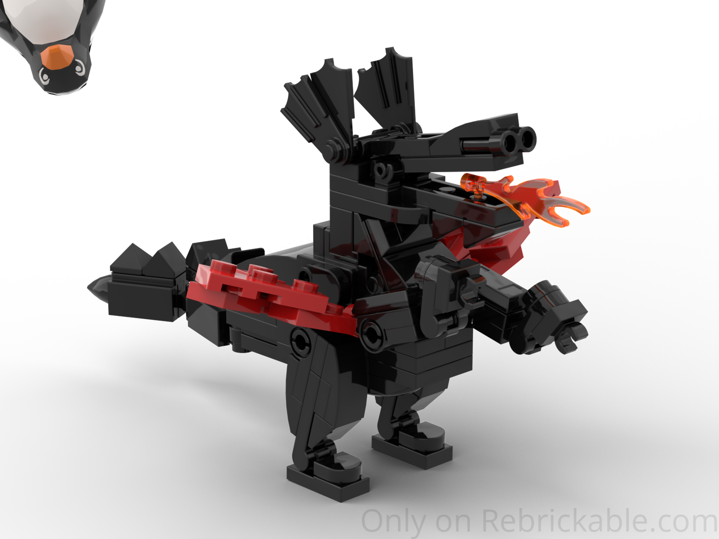 brick built classic dragon
