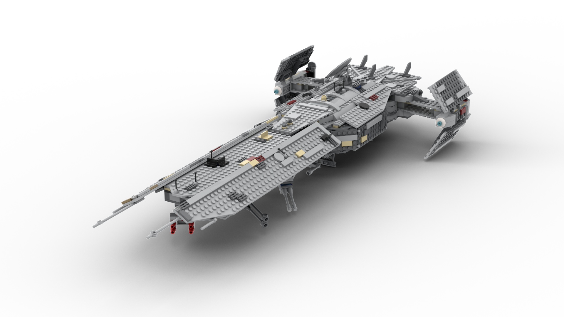 Helldivers 2 Super Destroyer - 7965 Millennium-Falcon alt build alternate build