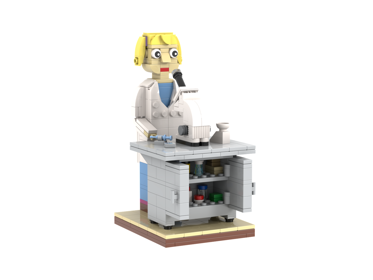 Scientist at the bench