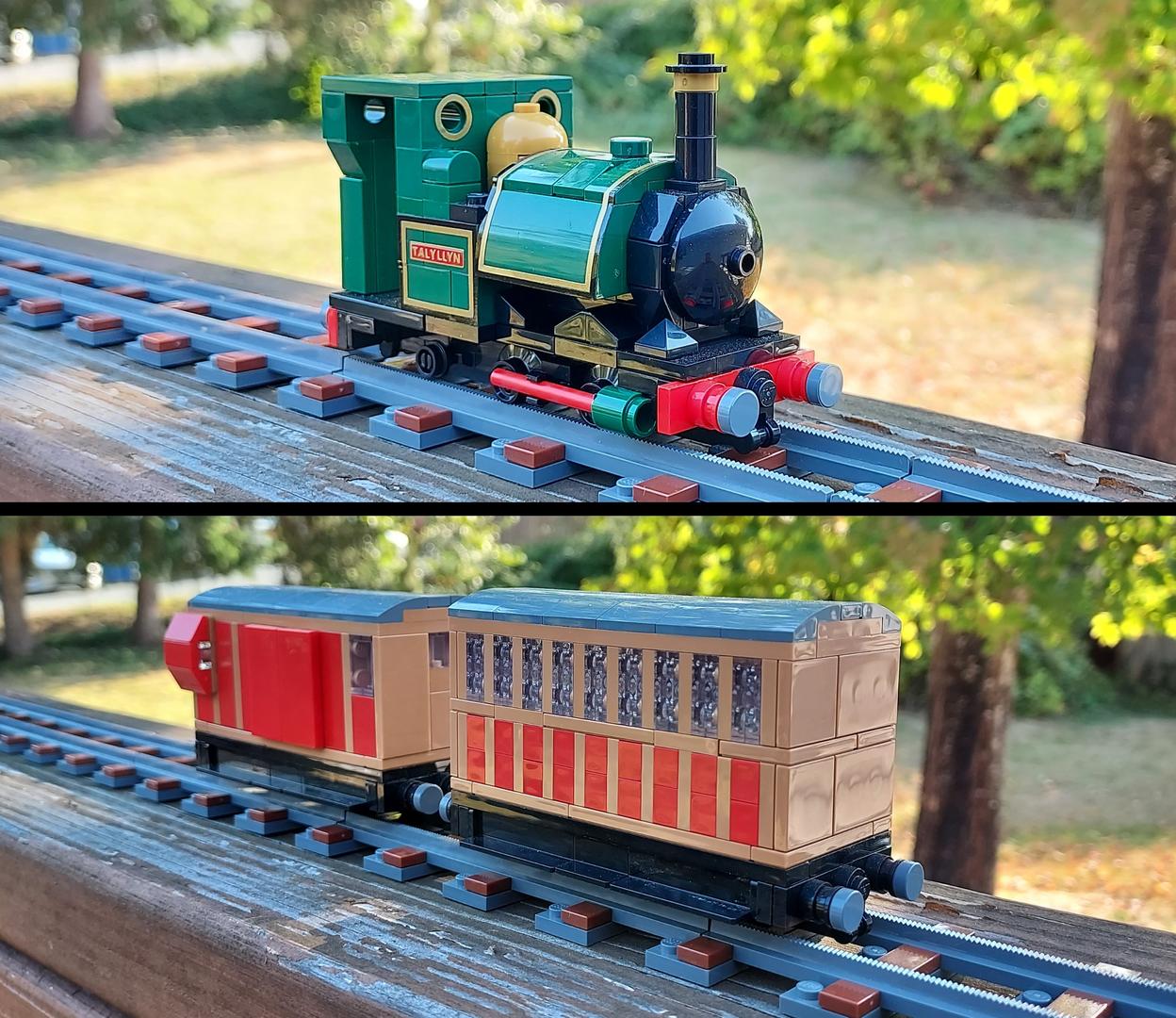 Talyllyn with Coach &amp; Guard's Van