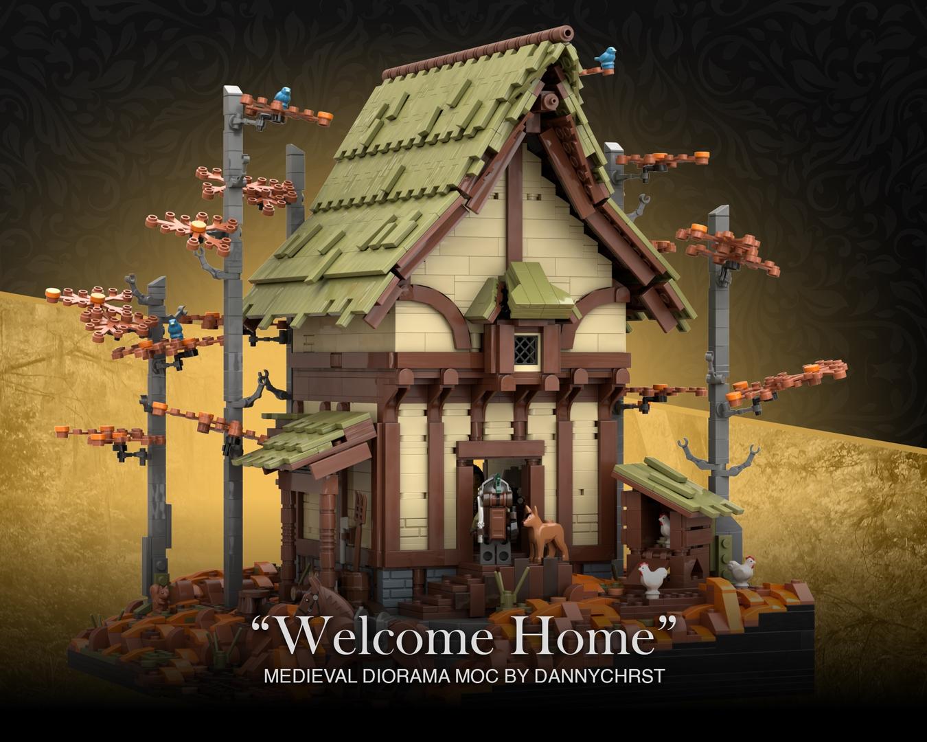WELCOME HOME - MEDIEVAL DIORAMA MOC