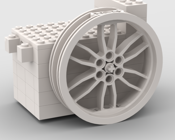 Lego vacuum engine turbine