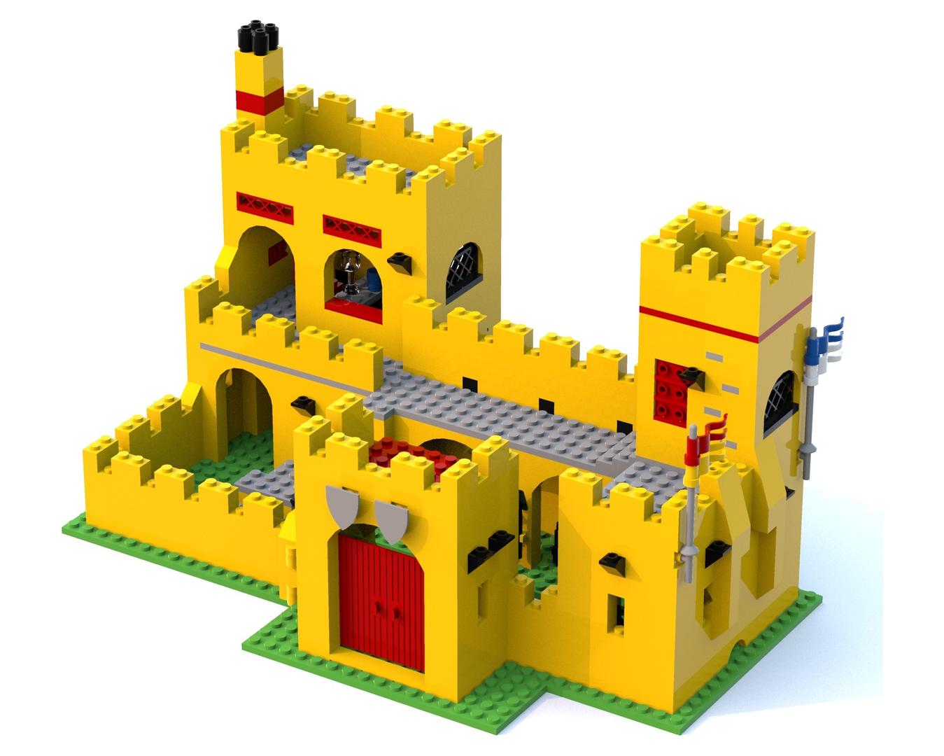 375-2 Classic Yellow Castle MOC #2