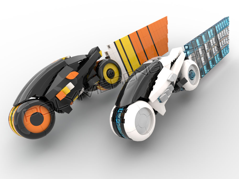 EX764 Large deluxe light cycles, tron-inspired, 2 colors