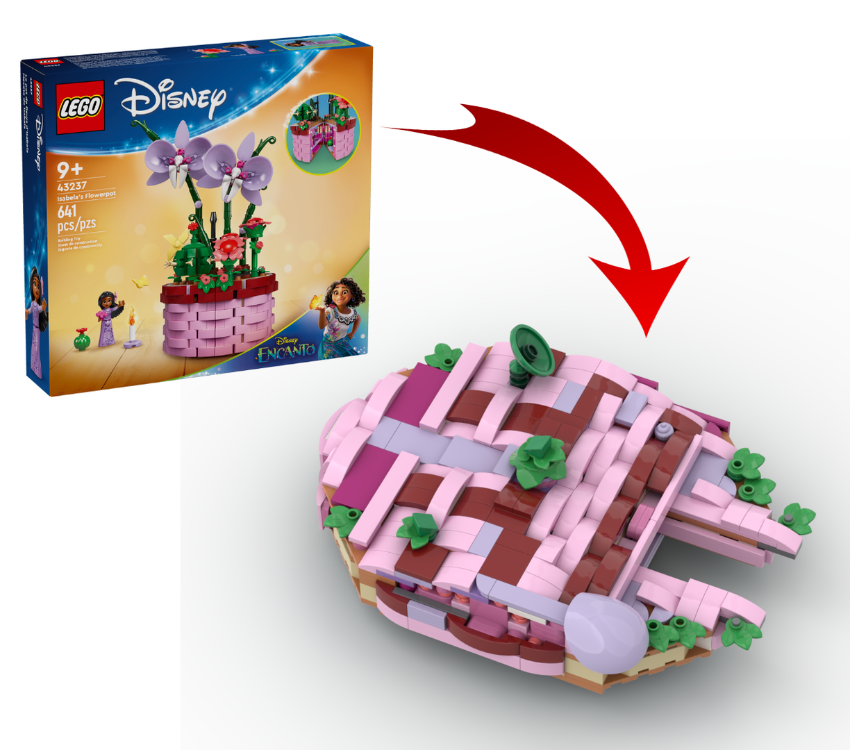 Isabela's Flower Falcon - Alternate Build of 43237-1 Isabela's Flowerpot alternate build