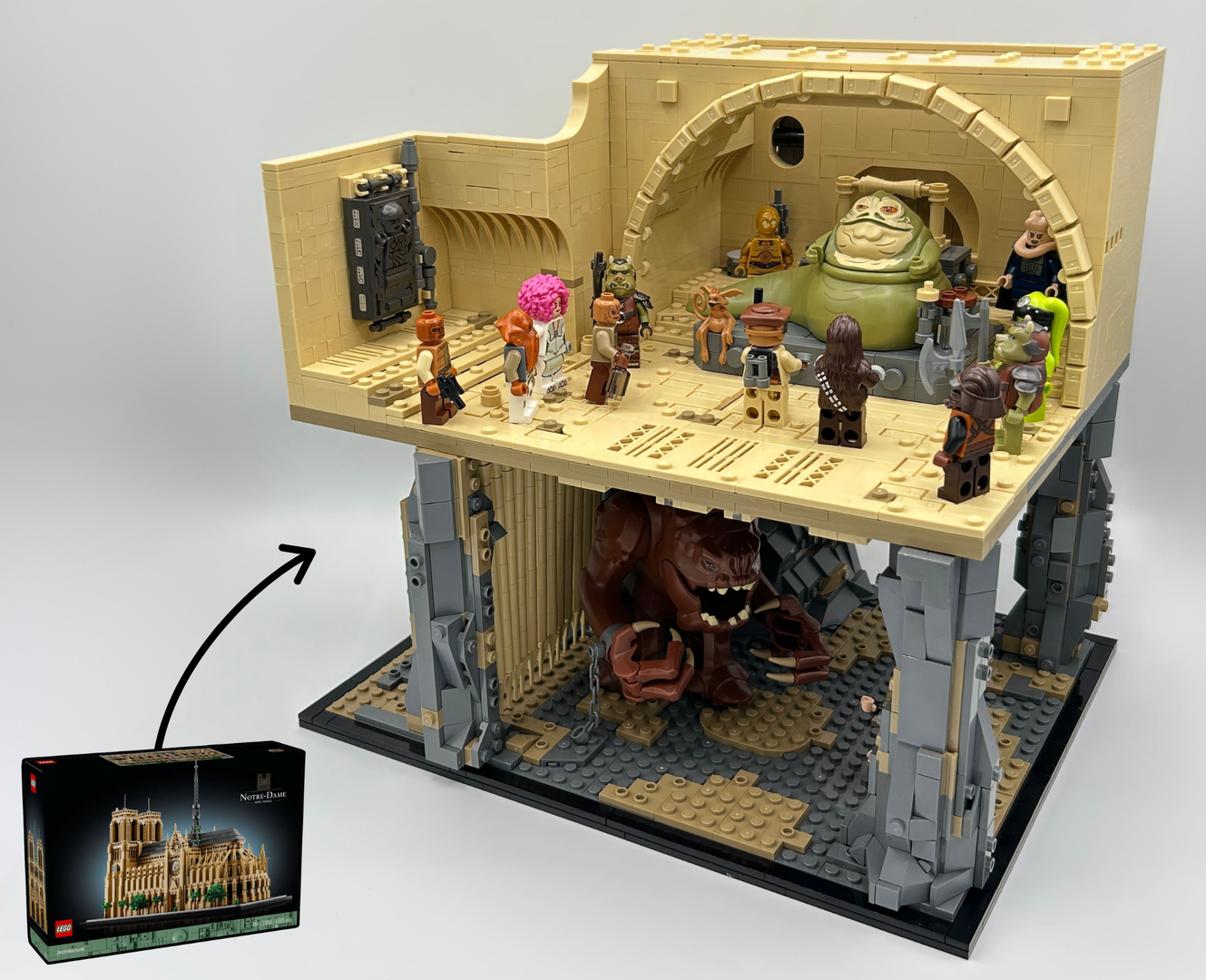 Throne Room &amp; Rancor Pit (21061 Alternate Model)