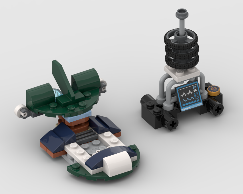 60459 Landspeeder and Command Station Alternate Build