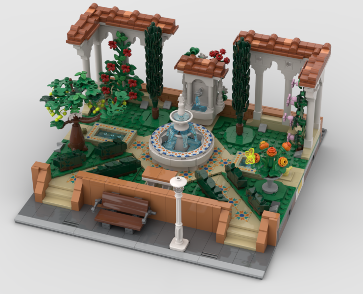 Modular Fountain Garden (from 10359 Fountain Garden)
