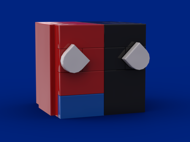 Spider Man and Venom cube (MOC-237685) - LEGO MOC | MOC Tracker