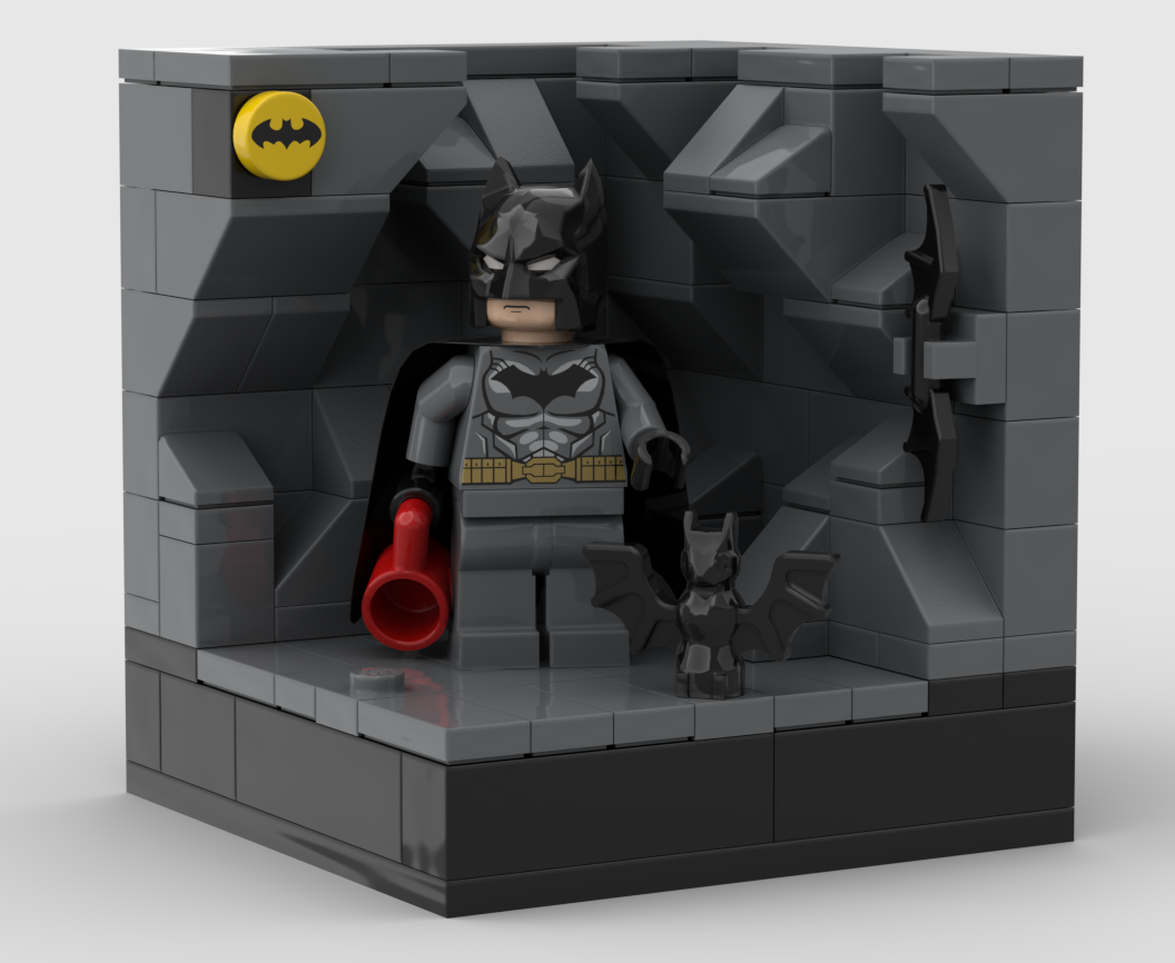 Lego Bat Guy Stand