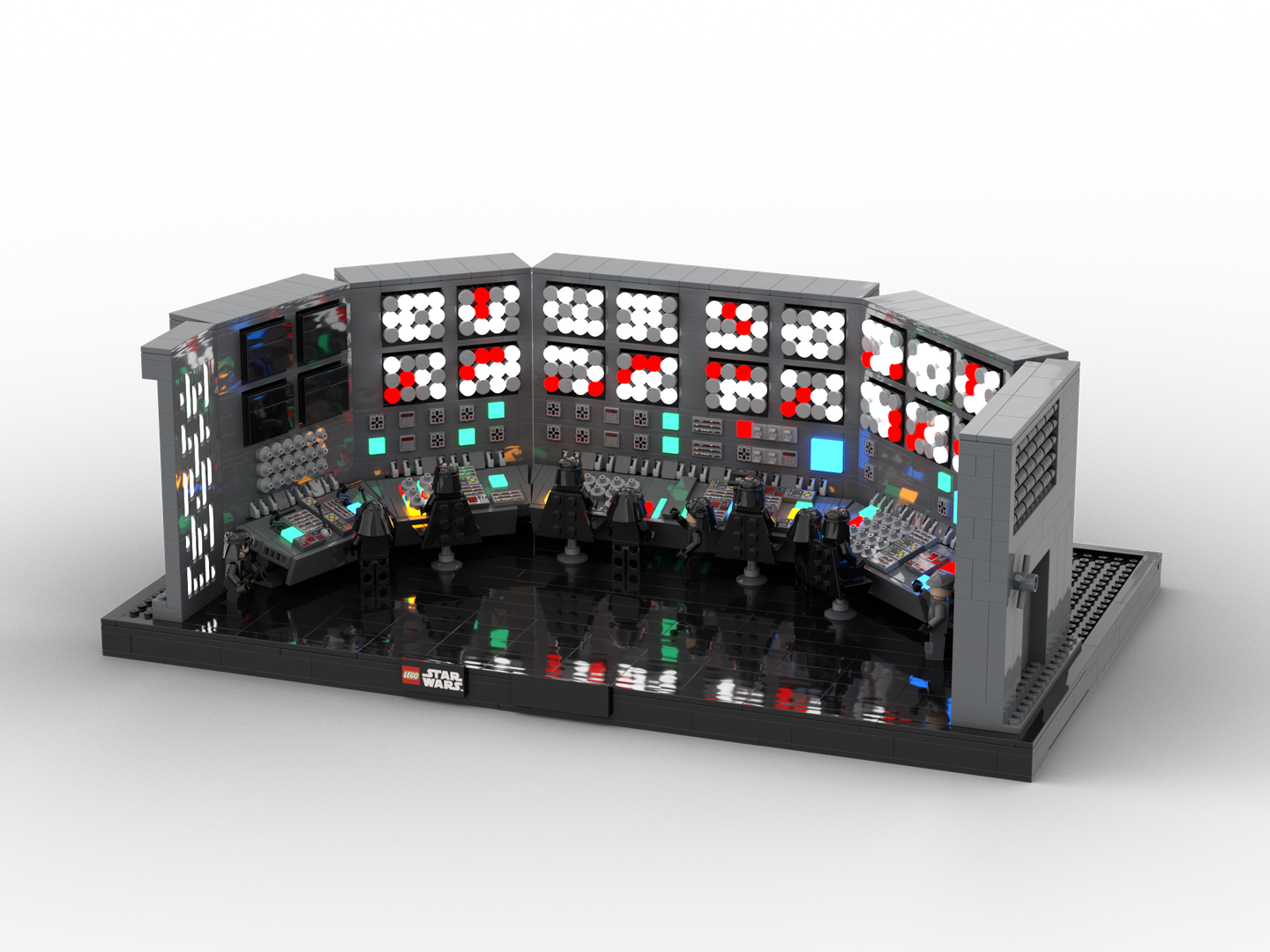 SW Diorama Imperial Super Laser Fire control room on Death Star MOC