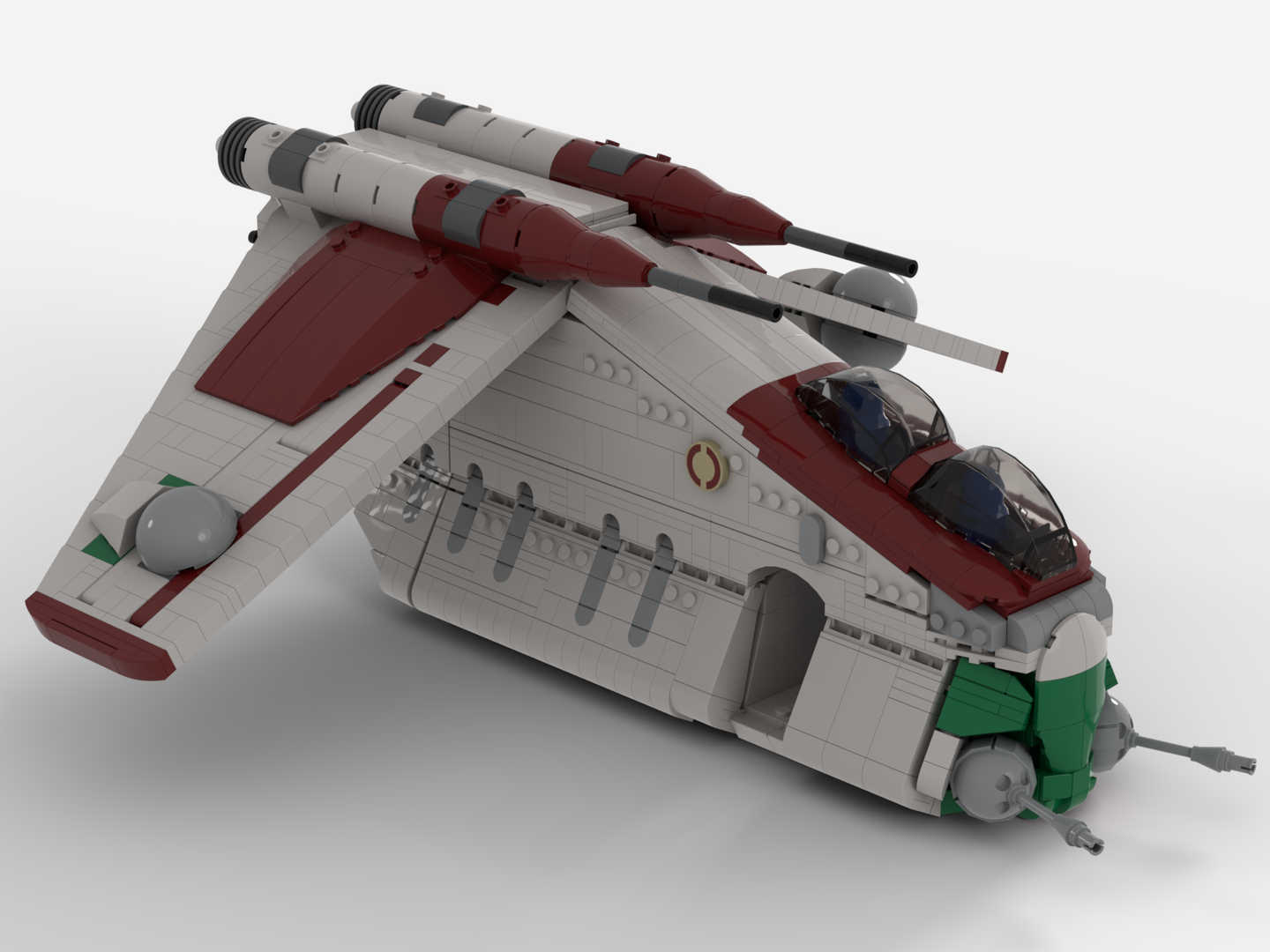Low Altitude Assault Transport /Infantry [LAAT/i] - Republic Attack Gunship – Custom LEGO® MOC