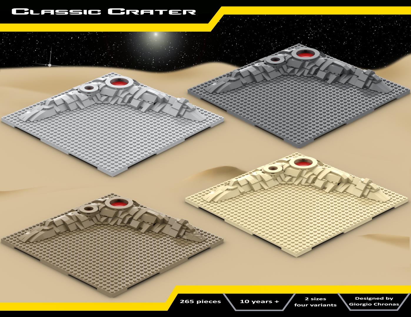 Brickbuilt Crater Baseplate