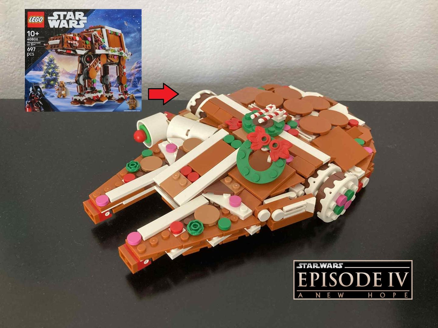 Gingerbread Millennium-Falcon