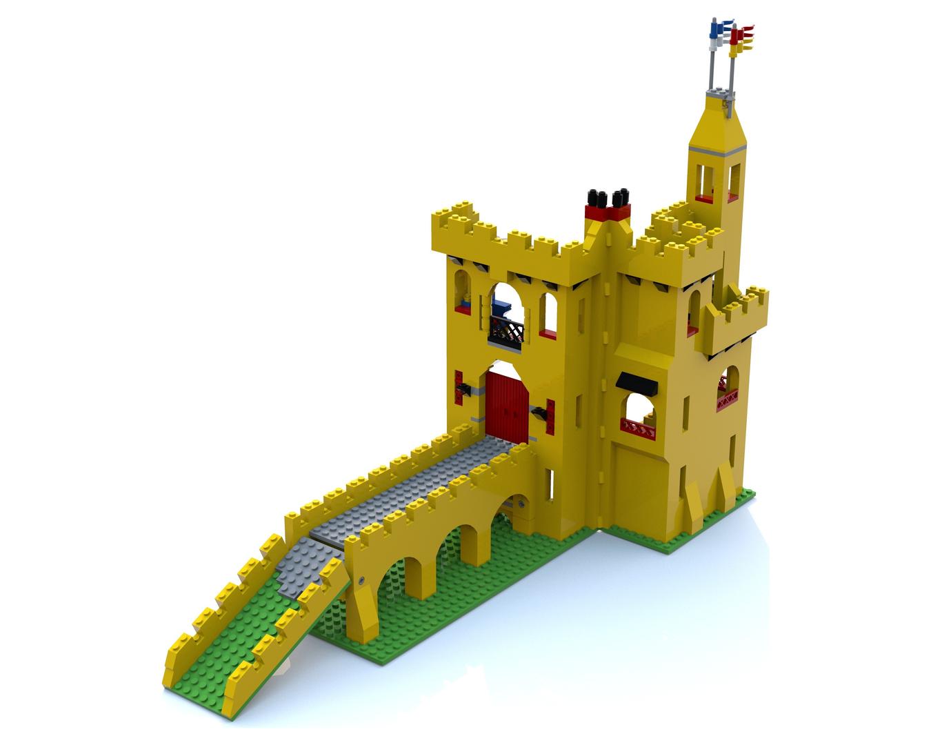 375-2 Classic Yellow Castle MOC #3