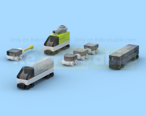 Ground Vehicles Set (Build-an-Airport)