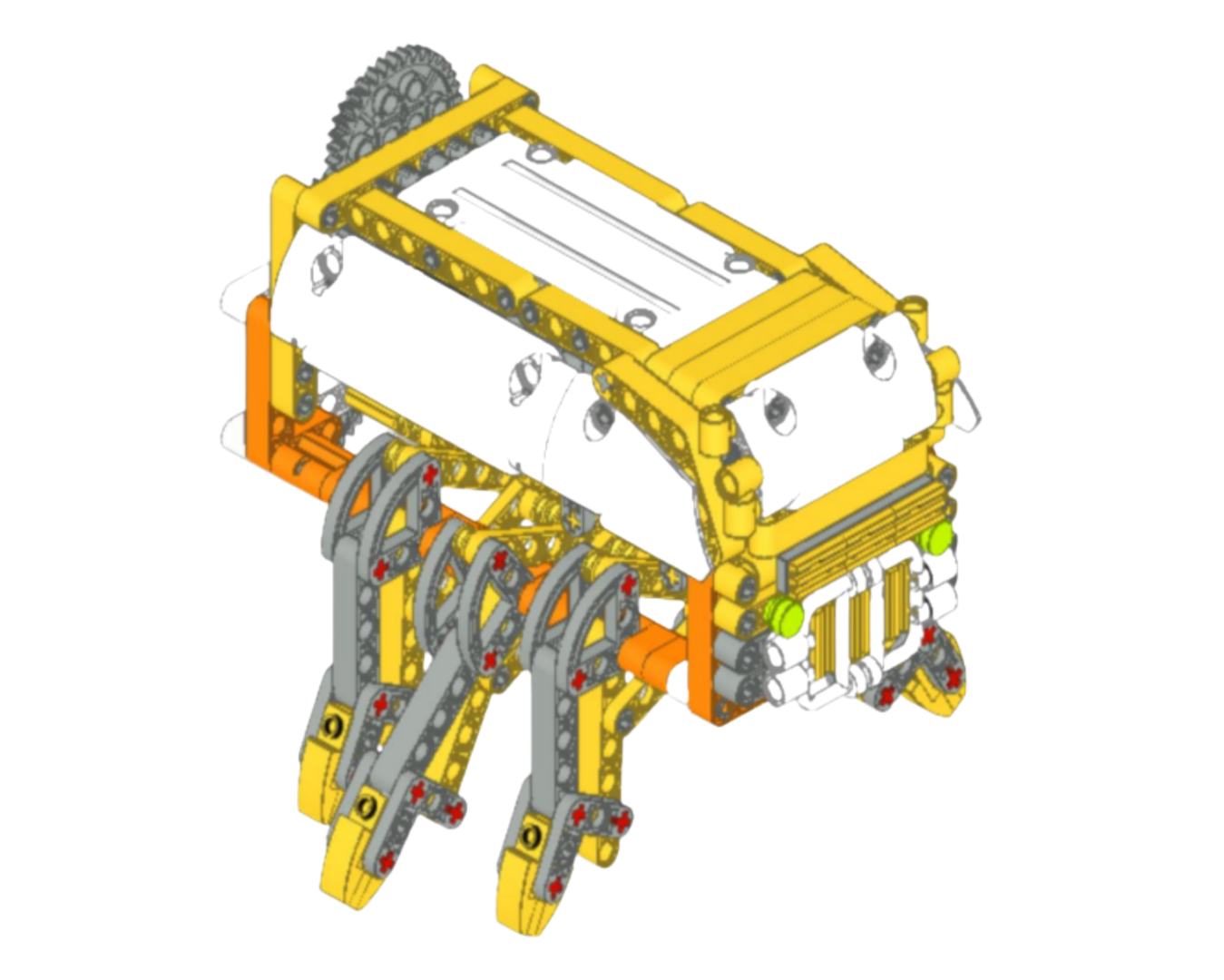 Underwater Car with Spider Legs