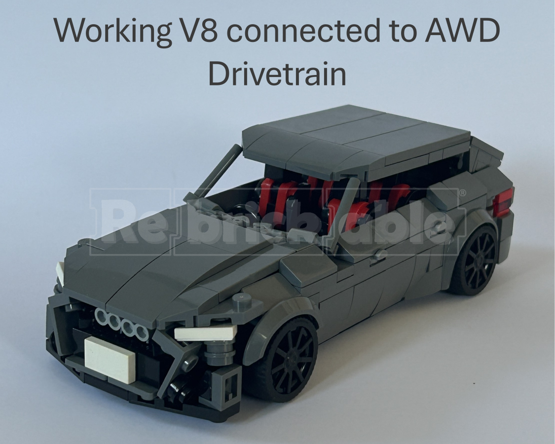 Audi RS6 Avant (working V8 and Drivetrain)