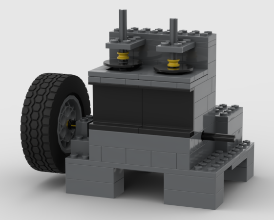 inline 2 vacuum engine