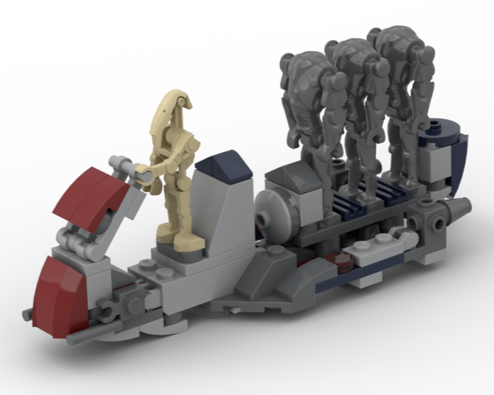 Droid Transport + Speeder 75372 Alternate Build