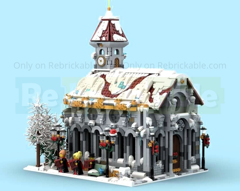 Winter Village Cathedral