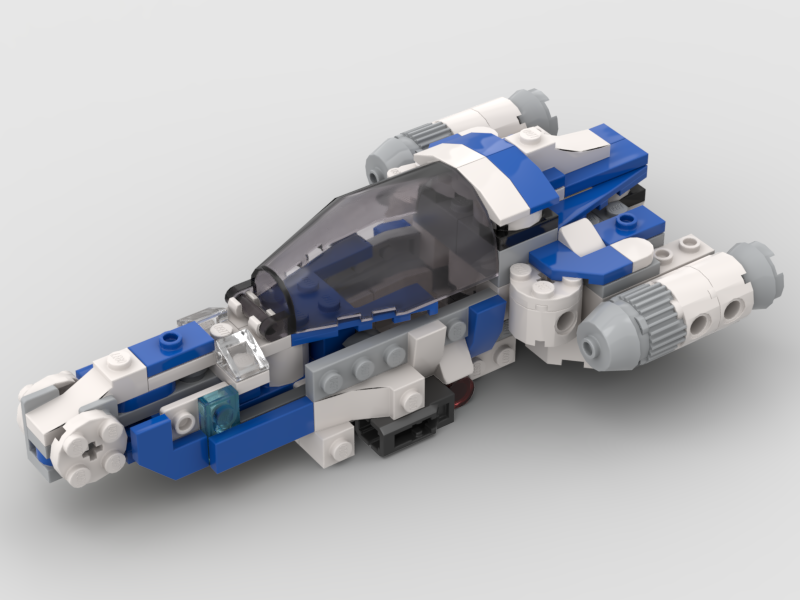 X2 Rex Y wing Microfighter +3 extra pieces, 501st Freeco Speeder