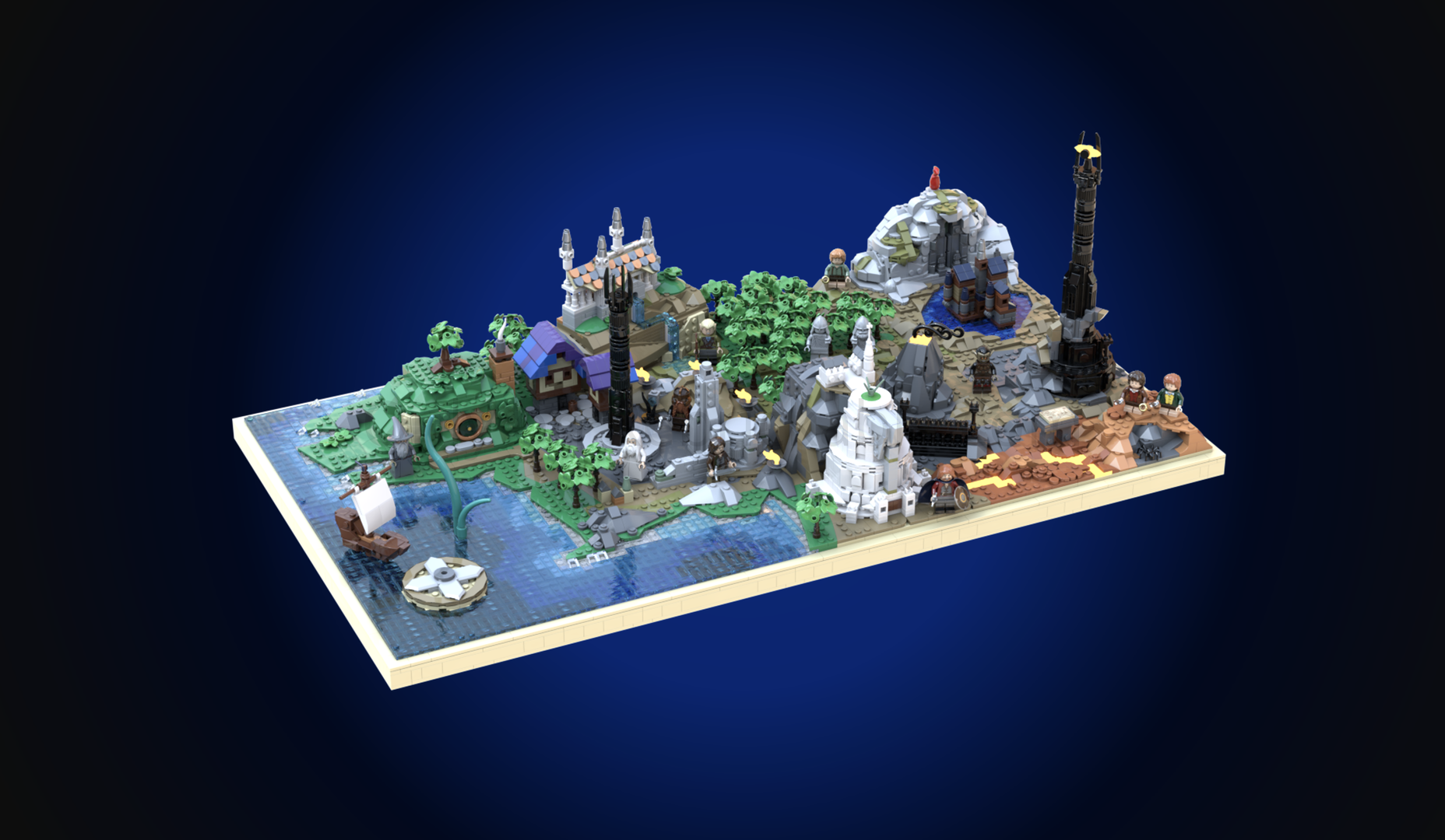 LOTR - Map of Middle-Earth