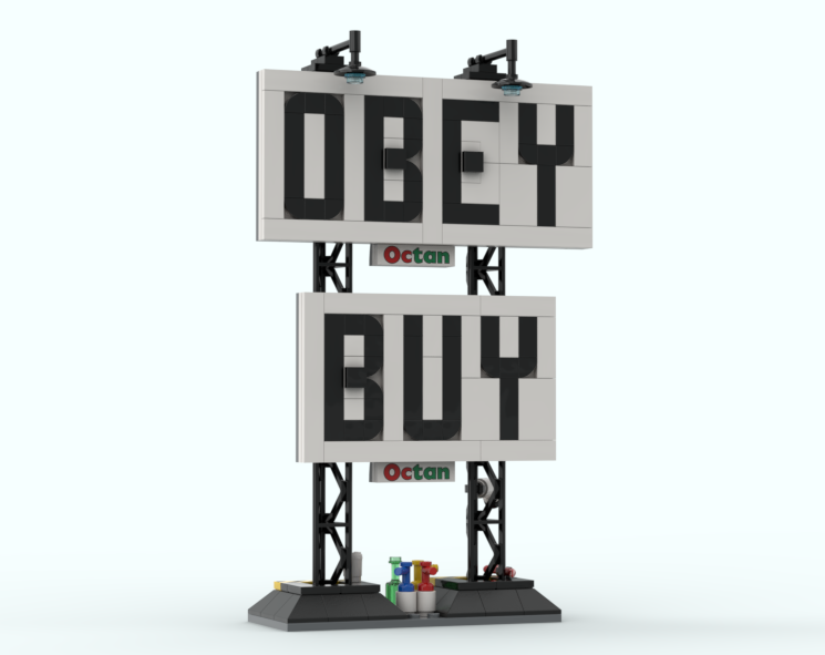 They Live Double Decker Billboard