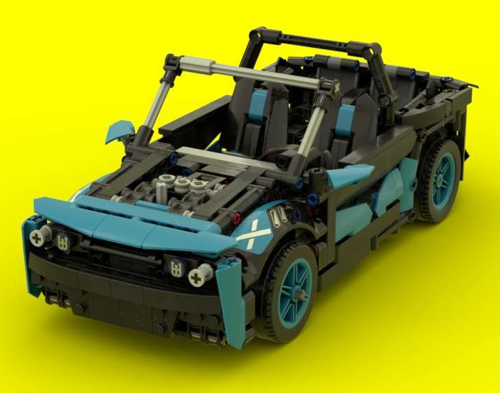 VW Golf Mk1 cabriolet (FWD Blue)