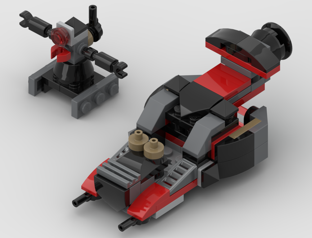 75411 Maul's Speeder with Droid (Alternate Build) alternate build