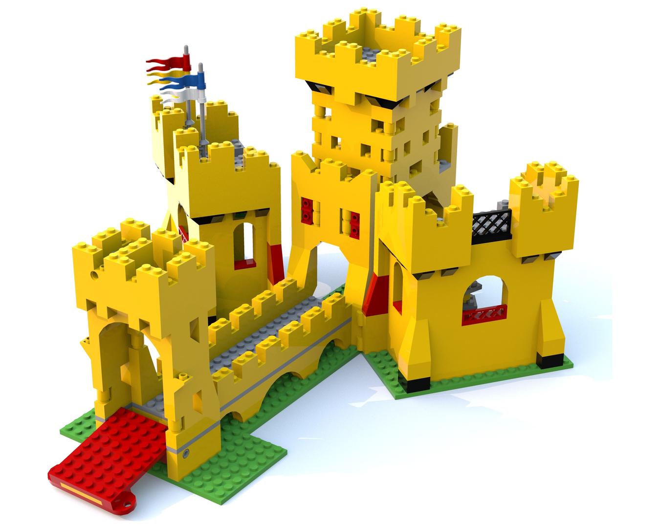 375-2 Classic Yellow Castle MOC #4