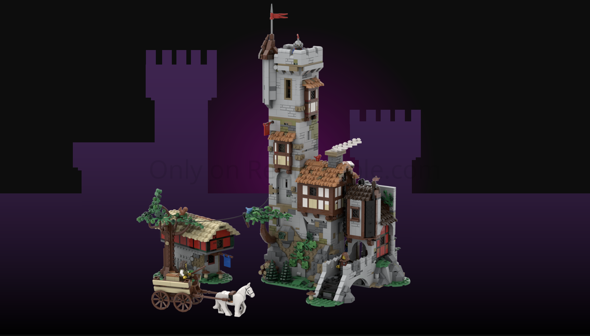 Wolfpack Tower - alternate build of 10332