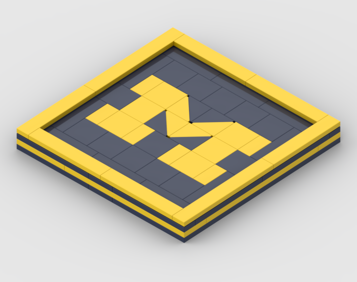 University of Michigan Coaster