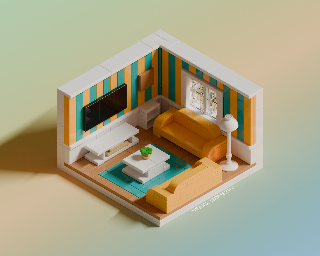 Living Room (MOC-239129) - LEGO MOC | MOC Tracker
