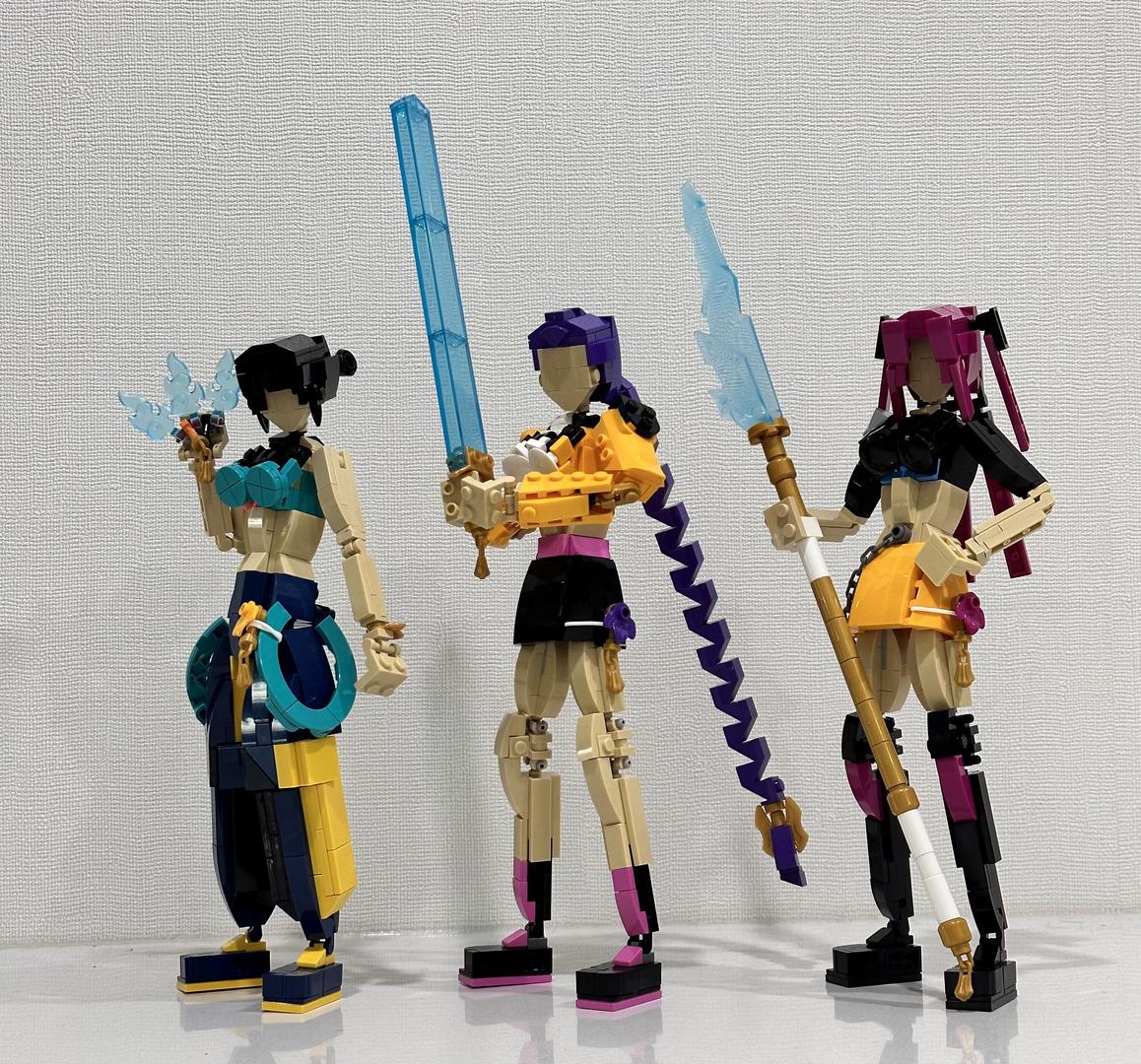 Lego Huntrix from K-Pop Demon Hunters