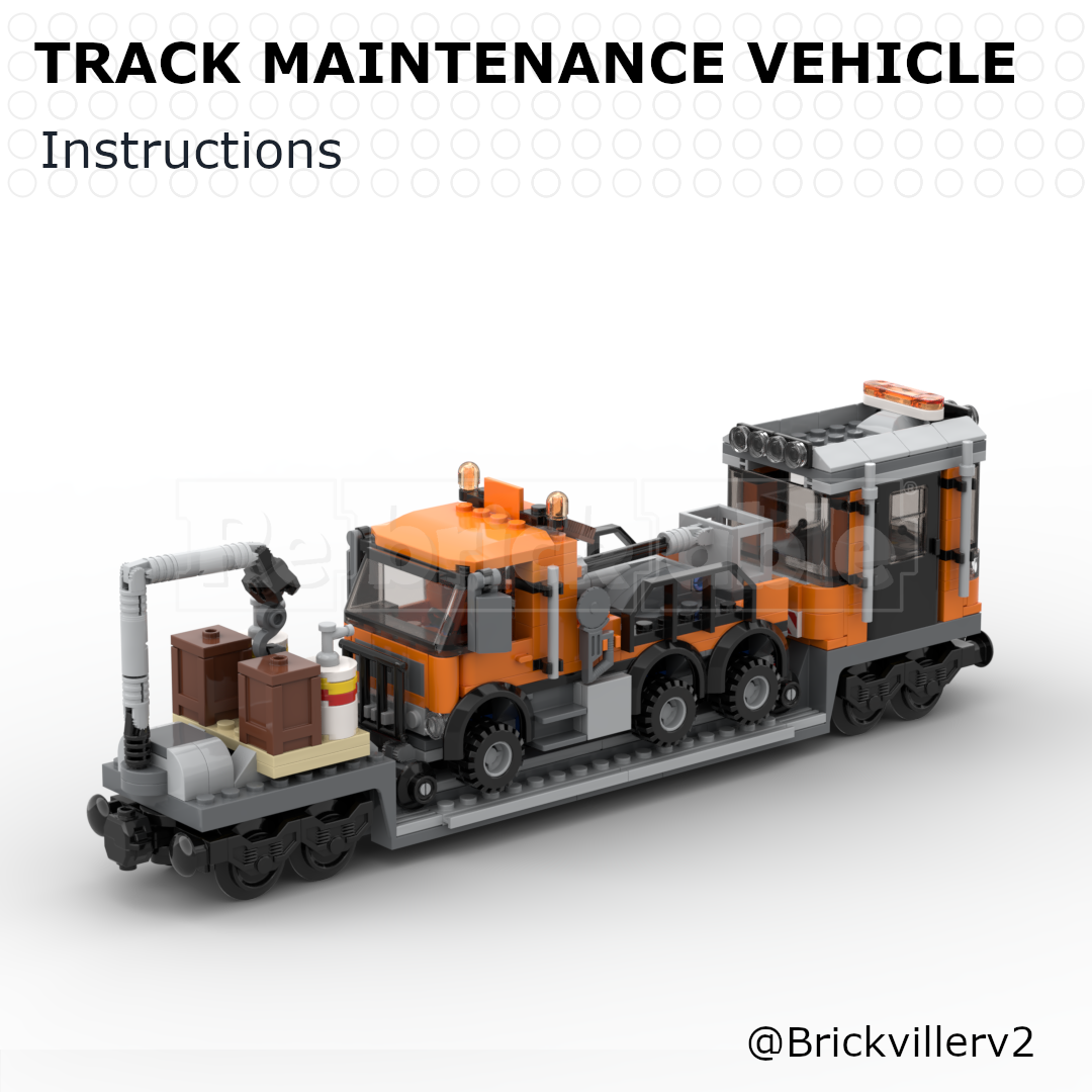 Track maintenance vehicle