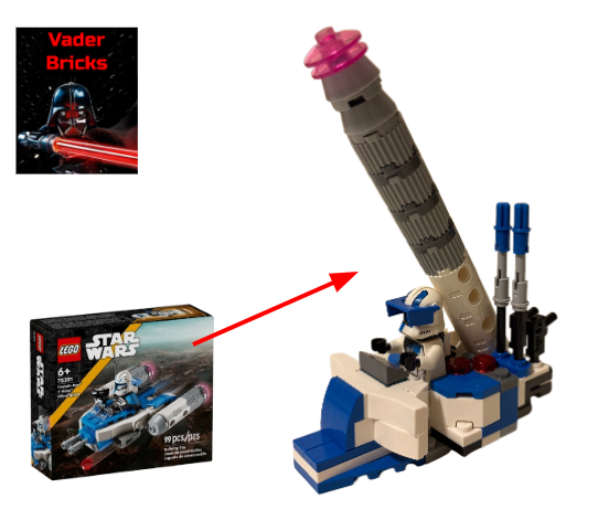 501st Airstrike Cannon (75391 Alt)