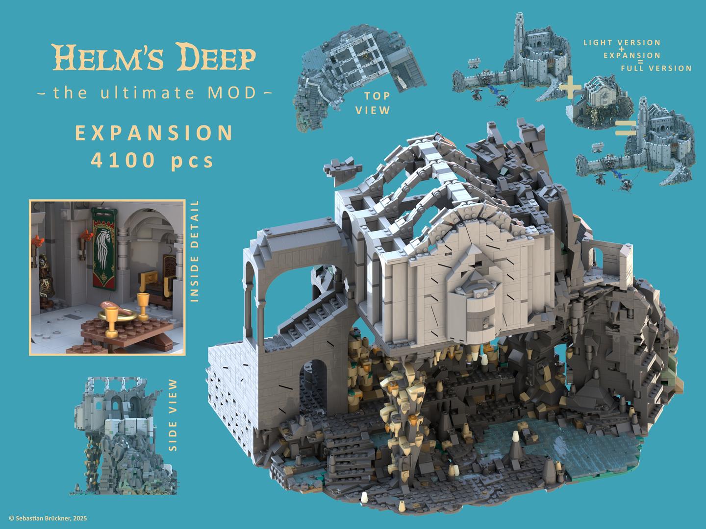 Helm's Deep - the ultimate MOD - EXPANSION Glittering Caves + Great Hall