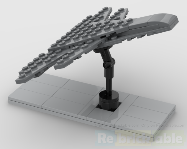 Military Jet Plane W/Stand