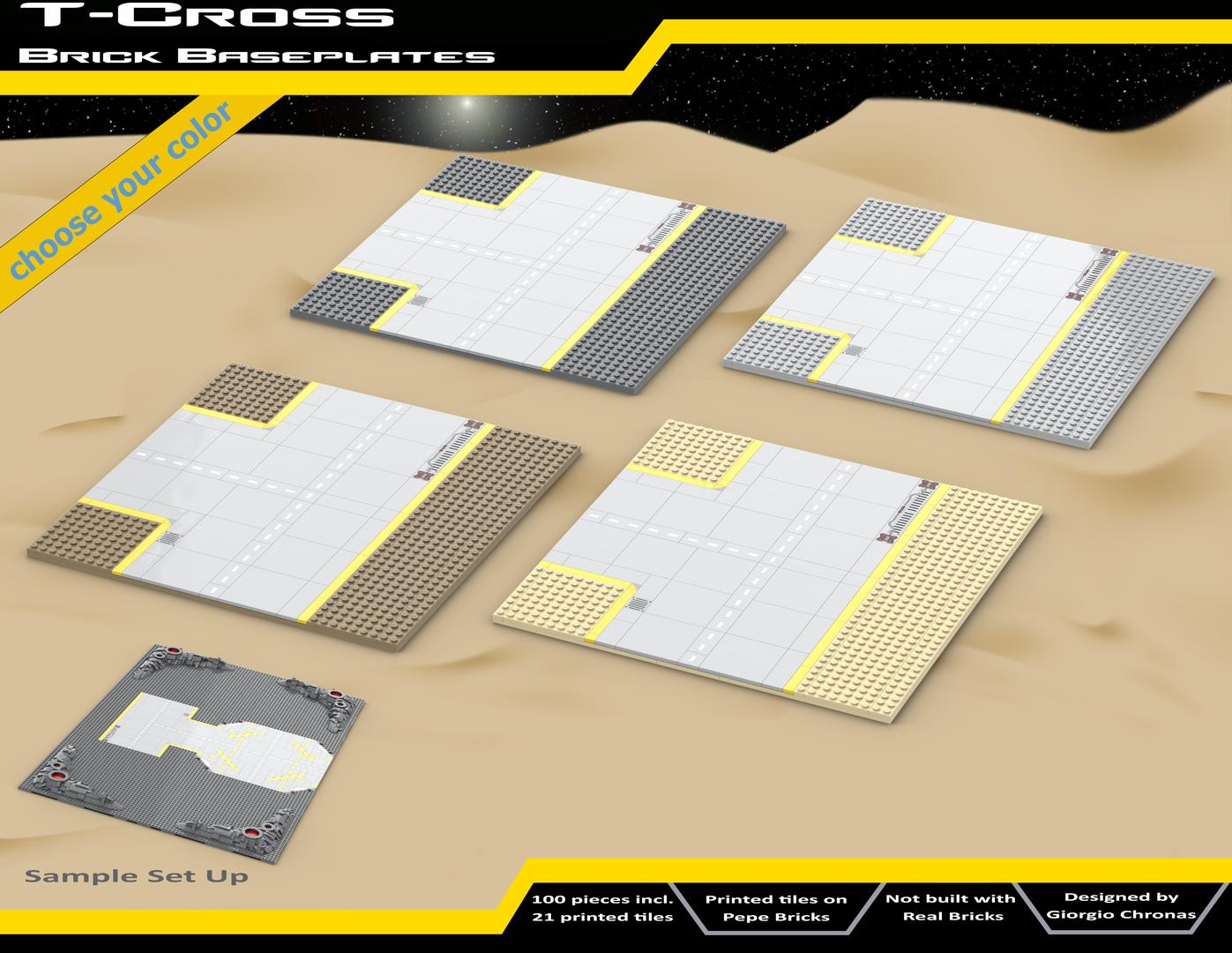 T-Cross Space Baseplate (brick-built)