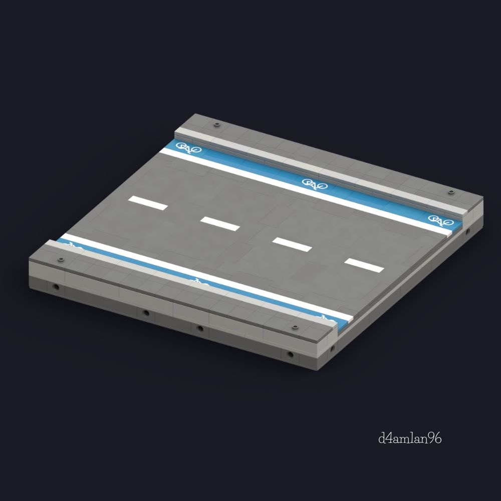 MOC Road Mils 32 x 32 with bicycle lanes