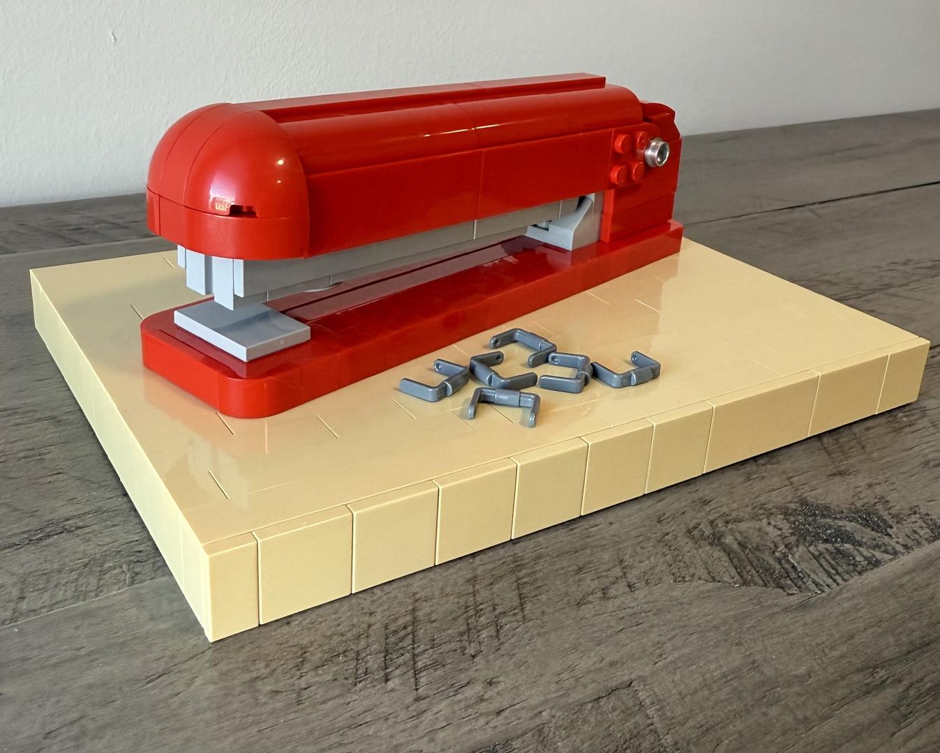 Functional Life-Sized Stapler