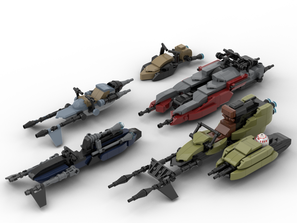 Speeder Bike Pack #1 (Urban City)